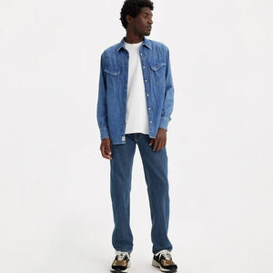 Levi’s 550 RELAXED FIT MEN'S JEANS Size W40 L32 Dark Stonewash non-stretch